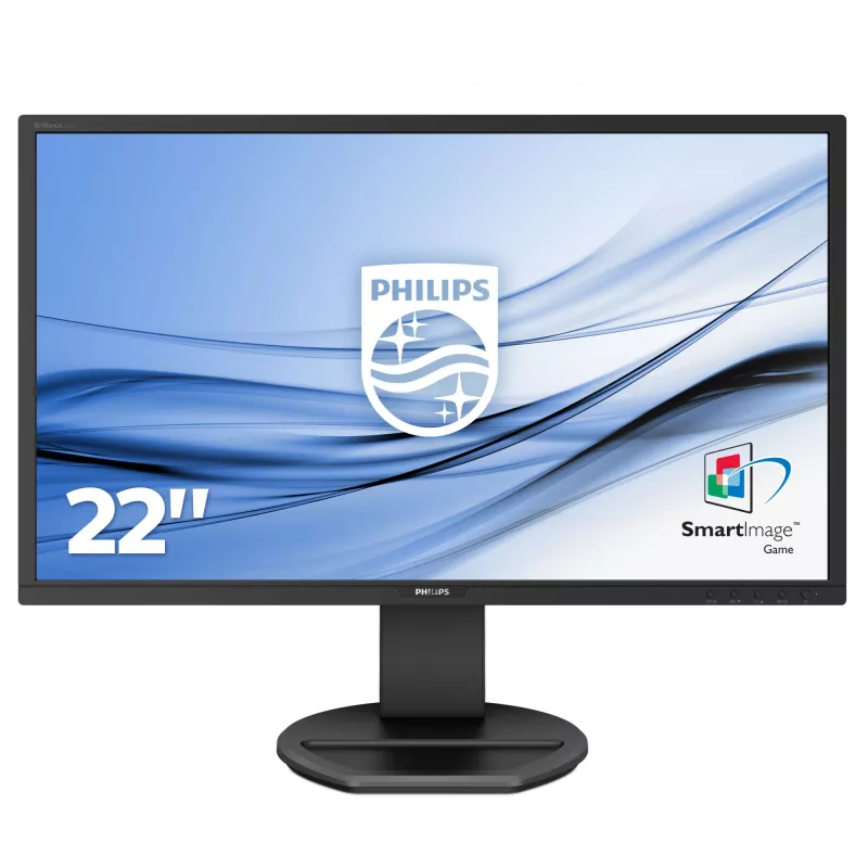 Monitor LCD Philips B Line 221B8LJEB/00, 54,6 cm (21,5 cala), 1920 x 1080 pikseli, Full HD, LED, 1 ms, Czarny