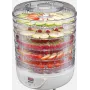 Suszarka do żywności Gorenje FDK 24 DW — przezroczysta biel, ruszt Ø31 cm, 240 W, maks. 70°C