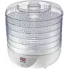 Suszarka do żywności Gorenje FDK 24 DW — przezroczysta biel, ruszt Ø31 cm, 240 W, maks. 70°C