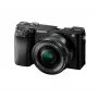 Aparat bezlusterkowy Sony ILCE-6100 z obiektywem zmiennoogniskowym 16-50 mm, czarny