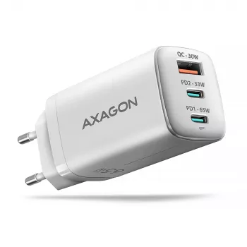 Ładowarka sieciowa Axagon ACU-DPQ65W PD3.0 & QC4+ 3x WYJŚCIA 65W
