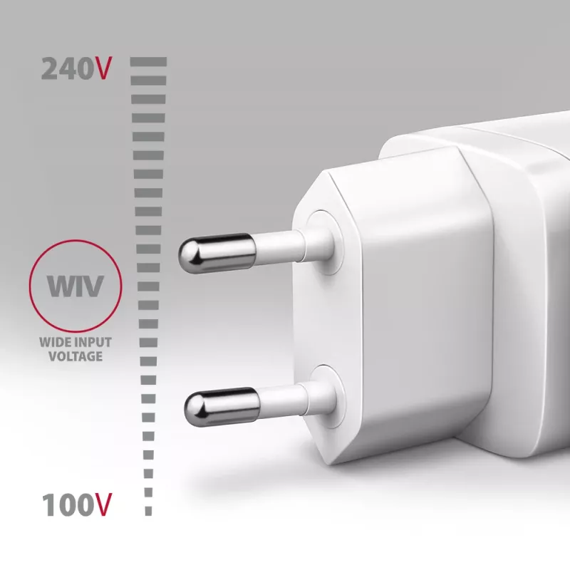 Ładowarka sieciowa Axagon ACU-DPQ65W PD3.0 & QC4+ 3x WYJŚCIA 65W