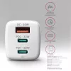 Ładowarka sieciowa Axagon ACU-DPQ65W PD3.0 & QC4+ 3x WYJŚCIA 65W