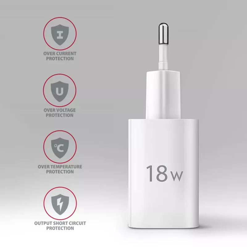 Axagon ACU-QC18W QC3.0 1xWYJŚCIE ładowarka sieciowa 18W