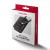 Adapter Axagon ADM2-CM USB-C M.2 NVMe SATA 10Gbps Czarny