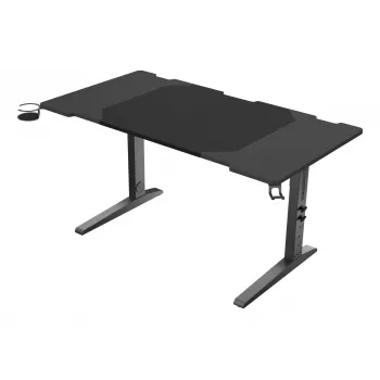 Proste biurko komputerowe GENESIS NDS-2249 Czarny MDF 140x75cm