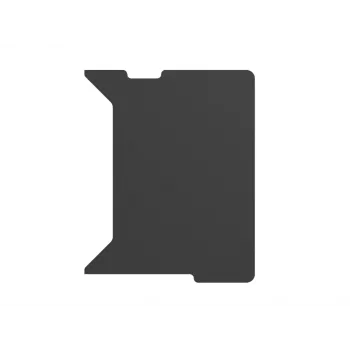 GENESIS NDS-2283 biurko komputerowe, blat, kształt nieregularny, MDF, antracyt