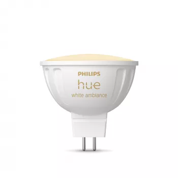 Philips Hue biały ambience MR16 – inteligentny spotlight, Inteligentna żarówka, Bluetooth/Zigbee, Biały, LED, GU5.3, MR16