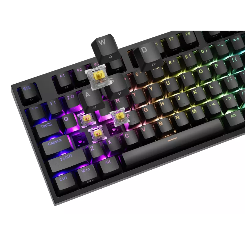 Klawiatura GENESIS THOR 404 Uniwersalna USB QWERTY angielska Czarny