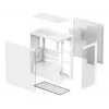 Obudowa PC DeepCool CG580 WH Biała — ATX/mATX/ITX, hartowane szkło, obsługuje wentylatory 120/140 mm, 3,5 cala×2, 2,5 cala×3, USB 3.2 Gen1