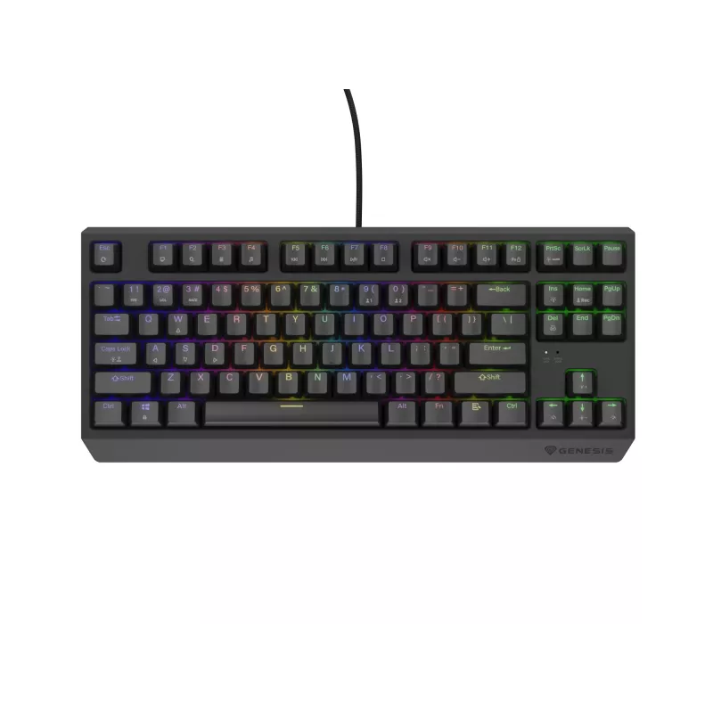 Klawiatura gamingowa GENESIS Thor 230 TKL USB + RF Wireless + Bluetooth QWERTY Czarny