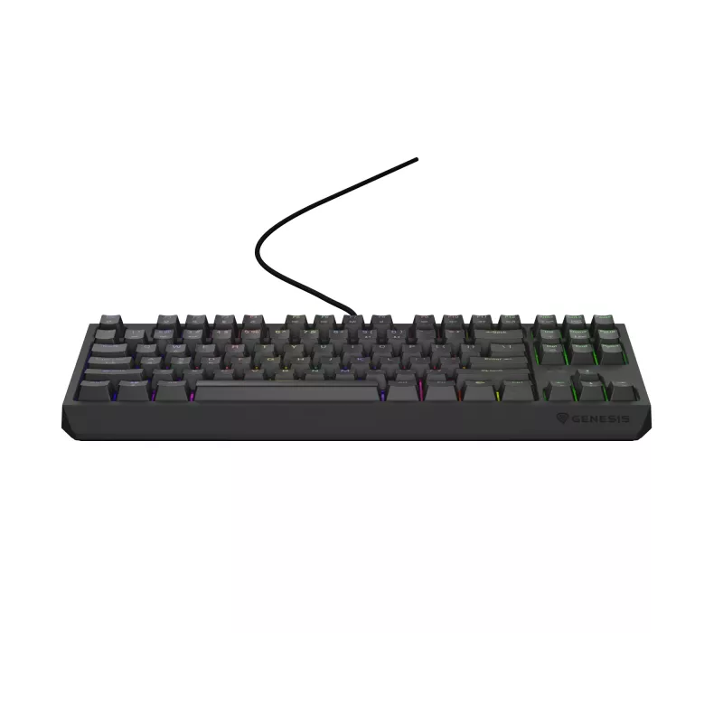 Klawiatura gamingowa GENESIS Thor 230 TKL USB + RF Wireless + Bluetooth QWERTY Czarny