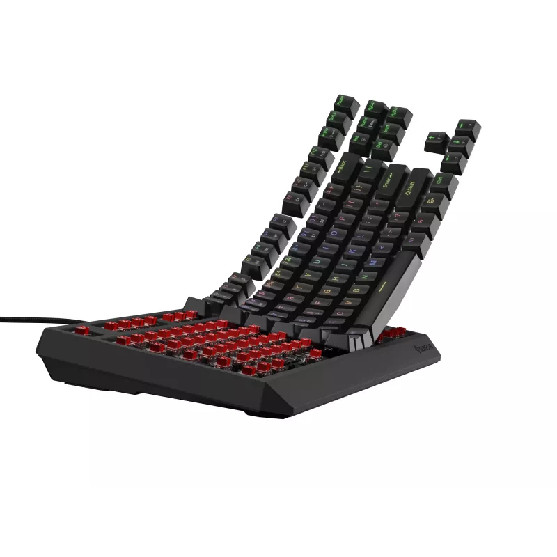 Klawiatura gamingowa GENESIS Thor 230 TKL USB + RF Wireless + Bluetooth QWERTY Czarny