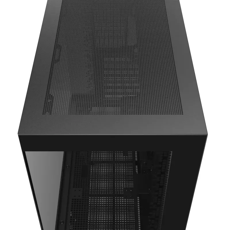 Obudowa PC DeepCool CH690 DIGITAL Tower Czarna — ATX/Micro-ATX/Mini-ITX, wyświetlacz LCD, 3 wnęki 2,5 cala + 1 wnęka 3,5 cala, GPU do 450 mm, chłodzenie CPU do 182 mm