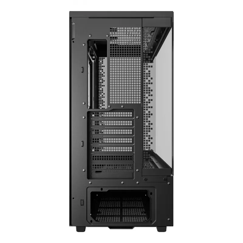 Obudowa PC DeepCool CH690 DIGITAL Tower Czarna — ATX/Micro-ATX/Mini-ITX, wyświetlacz LCD, 3 wnęki 2,5 cala + 1 wnęka 3,5 cala, GPU do 450 mm, chłodzenie CPU do 182 mm