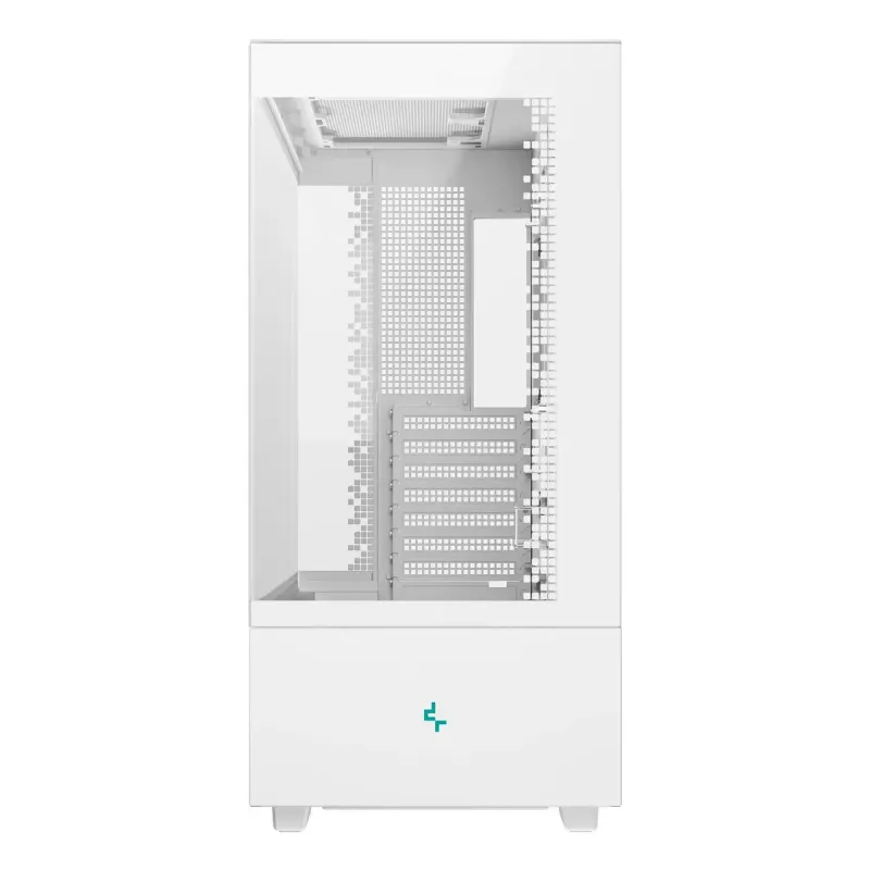 Obudowa PC DeepCool CH690 Tower White — wsparcie ATX/microATX, wyświetlacz LCD, 3x wnęka 2,5 cala, 1x 3,5 cala, GPU do 450 mm, wysokość chłodzenia CPU 182 mm