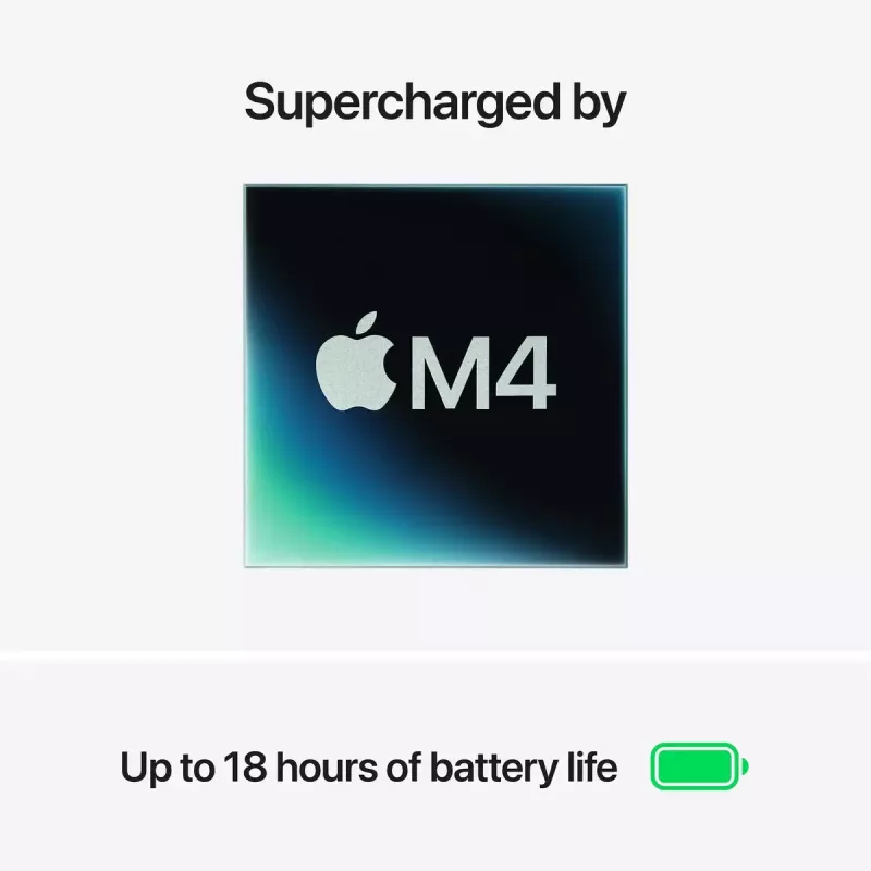 Laptop Apple MacBook Air 13 cali M4 10‑rdzeniowy CPU 8‑rdzeniowy GPU 16GB RAM 256GB SSD macOS