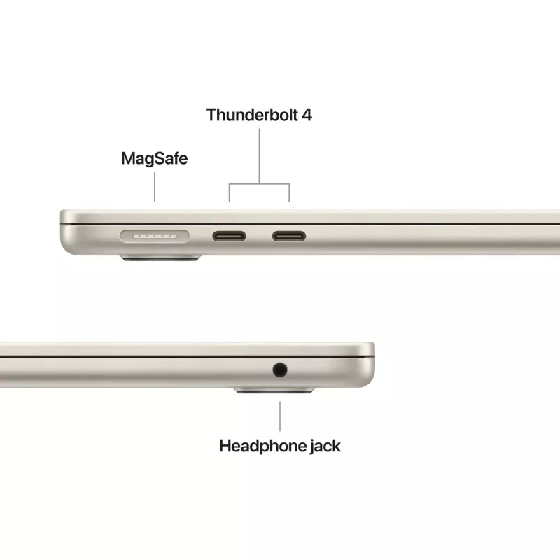 Laptop Apple MacBook Air 13 cali M4 10‑rdzeniowy CPU 8‑rdzeniowy GPU 16GB RAM 256GB SSD macOS