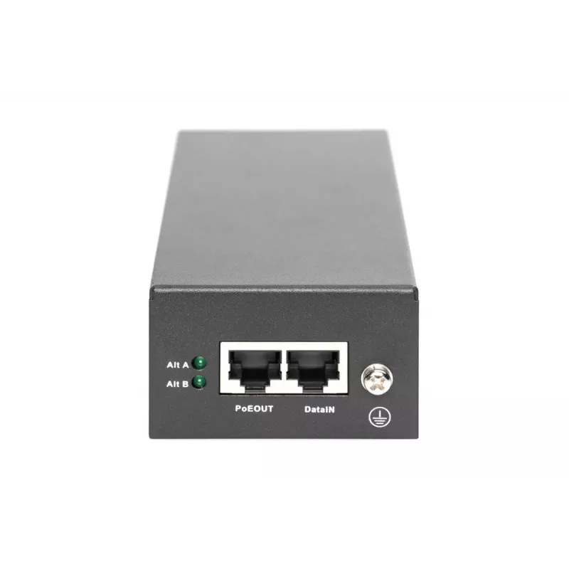 DIGITUS Gigabit Ethernet PoE++ Injector, 802.3bt Power pins: 4/5(+),7/8(-) and 3/6(+), 1/2(-), 85W