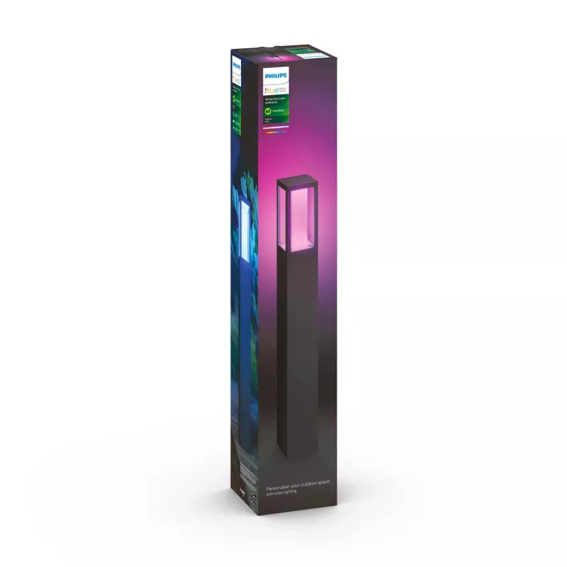 Philips Hue biały and colour ambience Impress Outdoor Post Light