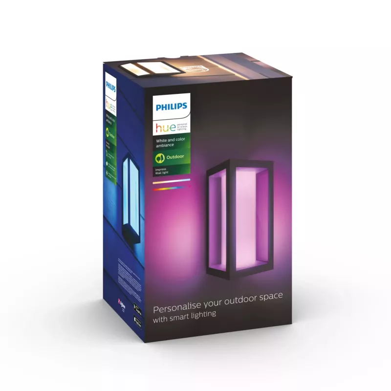 Philips Hue biały and colour ambience Impress Outdoor Wall light