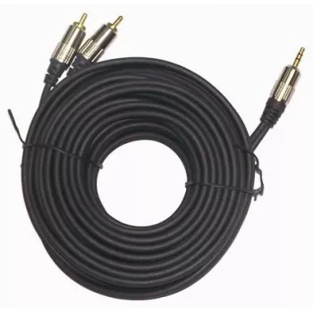 GEMBIRD Kabel 3,5 mm stereo do 2xRCA 1,5 m - pozłacane złącza