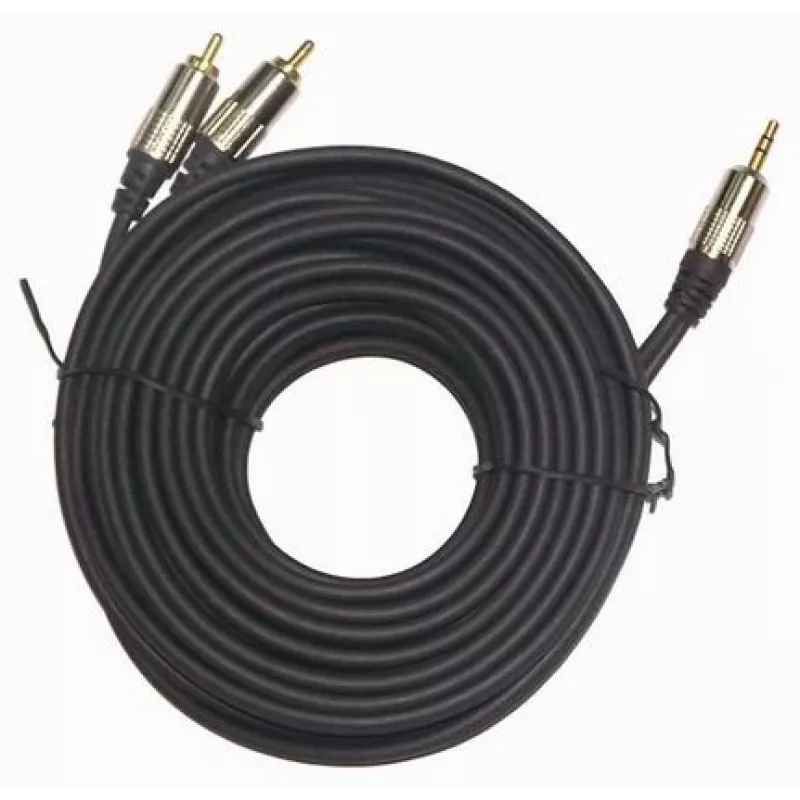 GEMBIRD Kabel 3,5 mm stereo do 2xRCA 1,5 m - pozłacane złącza