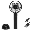 Wentylator biurkowy Adler AD 7338 Mini USB — średnica 7 cm, 3 prędkości, czarny