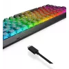 Mechaniczna klawiatura gamingowa Lenovo Legion K510 Mini Pro 75% US English, 84 klawisze, RGB, USB, kabel 1,8 m, czarno-przezroczysta