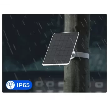 Panel słoneczny Reolink SP3-W 12W 6V USB-C IP65 zewnętrzny, 360° w poziomie, 90° w pionie, kabel 4 m, technopolimer, biały