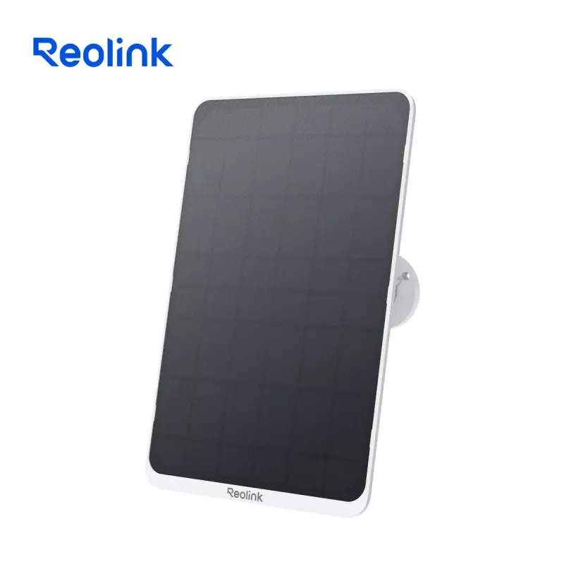 Panel słoneczny Reolink SP3-W 12W 6V USB-C IP65 zewnętrzny, 360° w poziomie, 90° w pionie, kabel 4 m, technopolimer, biały
