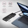 Hub USB Axagon HUE-F7A 7x USB 3.2 Gen 1 ALU FLAT micro power IN 1m USB-A USB 3.2 Gen 1 (3.1 Gen 1) Type-A 5000 Mbit/s Czarny