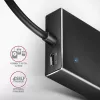 Hub USB Axagon HUE-F7A 7x USB 3.2 Gen 1 ALU FLAT micro power IN 1m USB-A USB 3.2 Gen 1 (3.1 Gen 1) Type-A 5000 Mbit/s Czarny