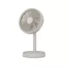 Wentylator stojący Duux Rize Flex 21 cm, 4 prędkości, oscylacja, 10 W, greige