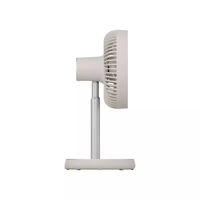 Wentylator stojący Duux Rize Flex 21 cm, 4 prędkości, oscylacja, 10 W, greige