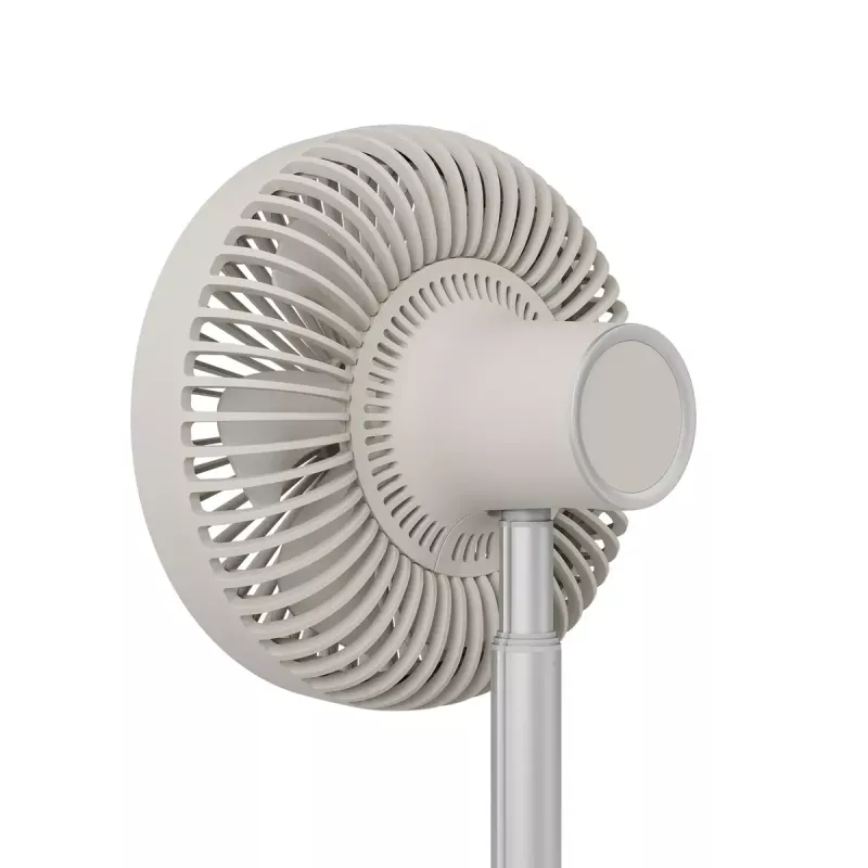Wentylator stojący Duux Rize Flex 21 cm, 4 prędkości, oscylacja, 10 W, greige