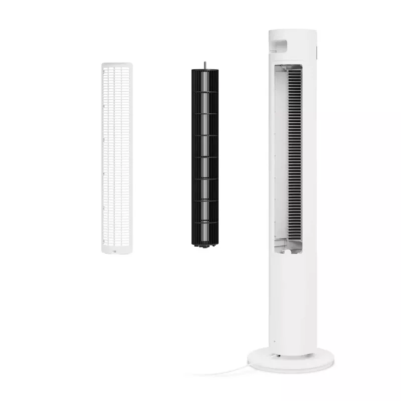 Wentylator wieżowy Duux Elevate DXTF02 — średnica 29 cm, 12 prędkości, oscylacja, 4–40 W, biały