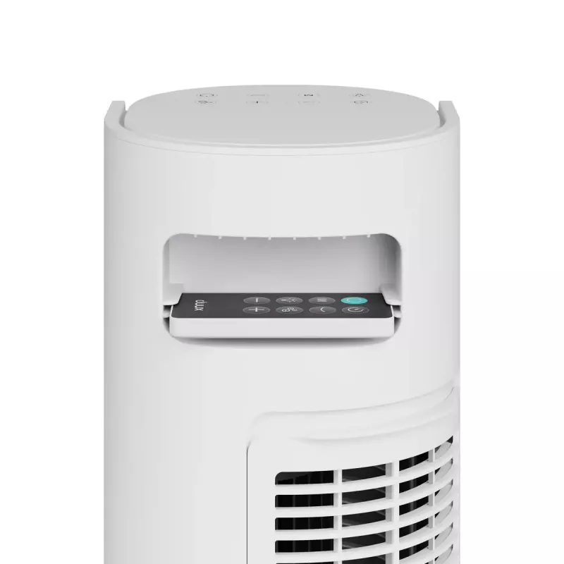 Wentylator wieżowy Duux Elevate DXTF02 — średnica 29 cm, 12 prędkości, oscylacja, 4–40 W, biały