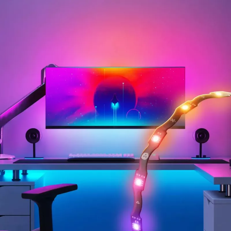 Taśma LED Nanoleaf N7601K00-1LS4D 2,5 m, 10 W, Wielokolorowa RGB