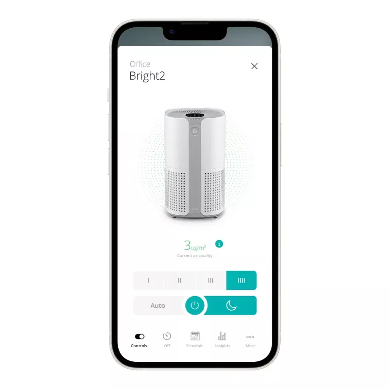 Oczyszczacz powietrza Duux Smart Air Purifier Bright 2 — 22 W, do pomieszczeń do 42 m²
