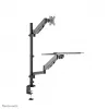 Biurkowa stacja robocza typu sit-stand Neomounts DS90-325BL1, regulacja wysokości 9 kg