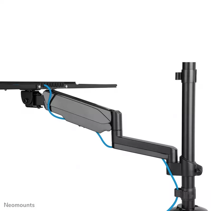 Biurkowa stacja robocza typu sit-stand Neomounts DS90-325BL1, regulacja wysokości 9 kg