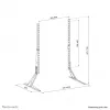 Podstawa telewizyjna Neomounts DS45-430BL19 23-75 cali