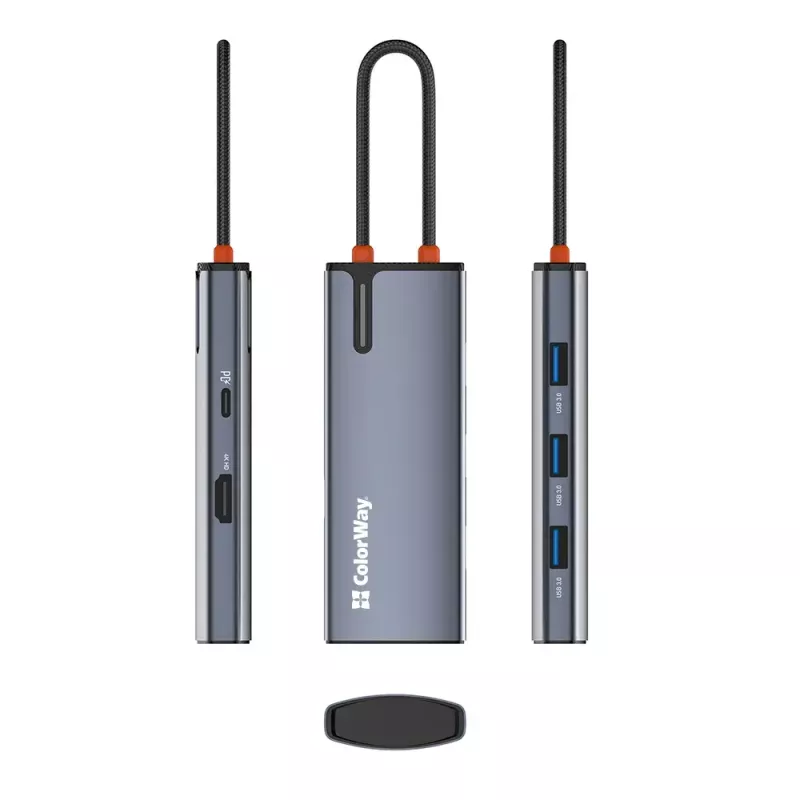 Stacja dokująca ColorWay CW-HUB01 5-w-1 USB-C z HDMI i Ethernet