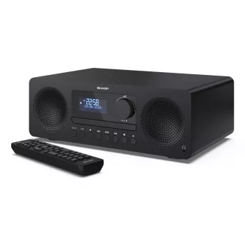Mikrosystem audio Sharp XL-B720D 30 W, głośniki 2-drożne, DAB/DAB+/FM, odtwarzacz płyt optycznych, czarny