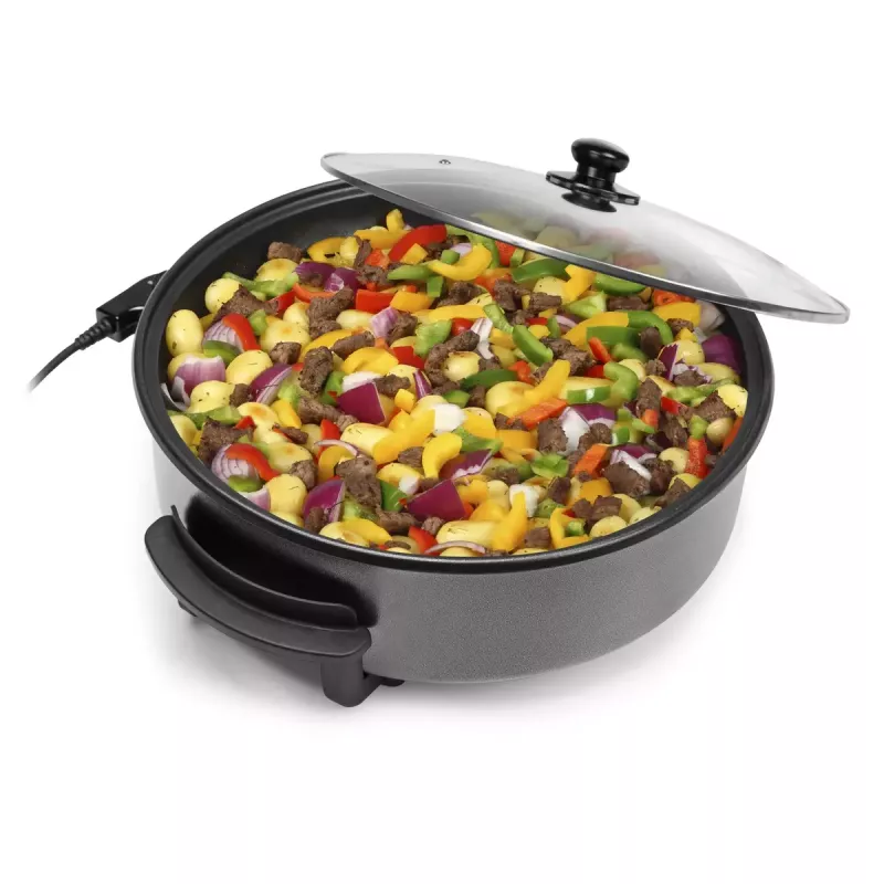Elektryczna patelnia Tristar PZ-9145 XXL - 40 cm, 1500 W, czarna