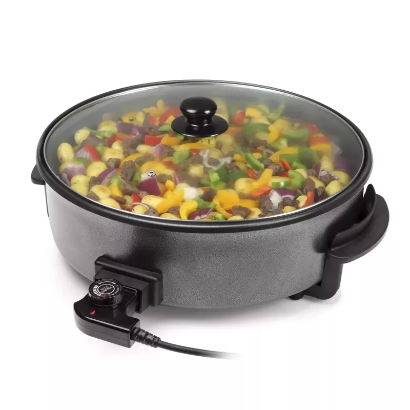 Elektryczna patelnia Tristar PZ-9145 XXL - 40 cm, 1500 W, czarna