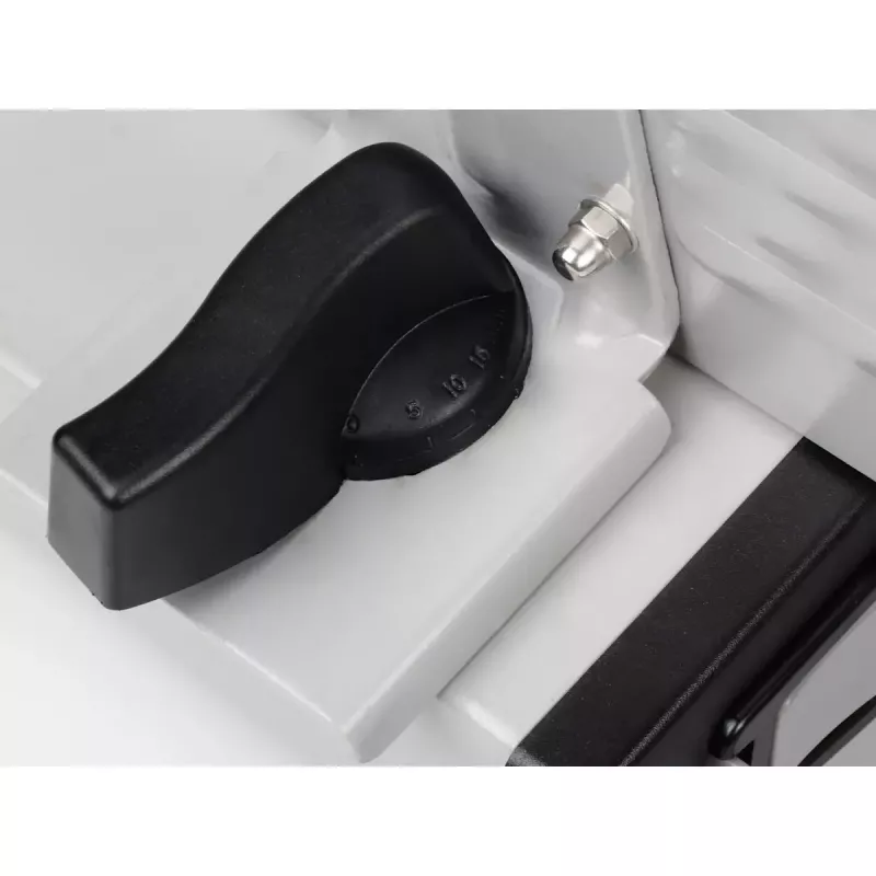 Elektryczna krajalnica Tristar EM-2099 — 150 W, maks. grubość plastra 1,5 cm, kompaktowa 270×435×285 mm, czarno-srebrna