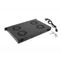 Panel górny LANBERG AK-1503-B — 1U, 4 wentylatory, wbudowany wentylator, włącznik/wyłącznik, 230 V, 76 W, 483×322×44,5 mm