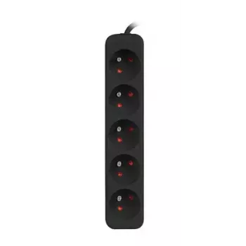 Listwa zasilająca Lanberg PS0-05E-0100-IEC-BK
